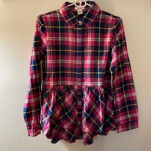 Sundance High Lo Peplum Top M